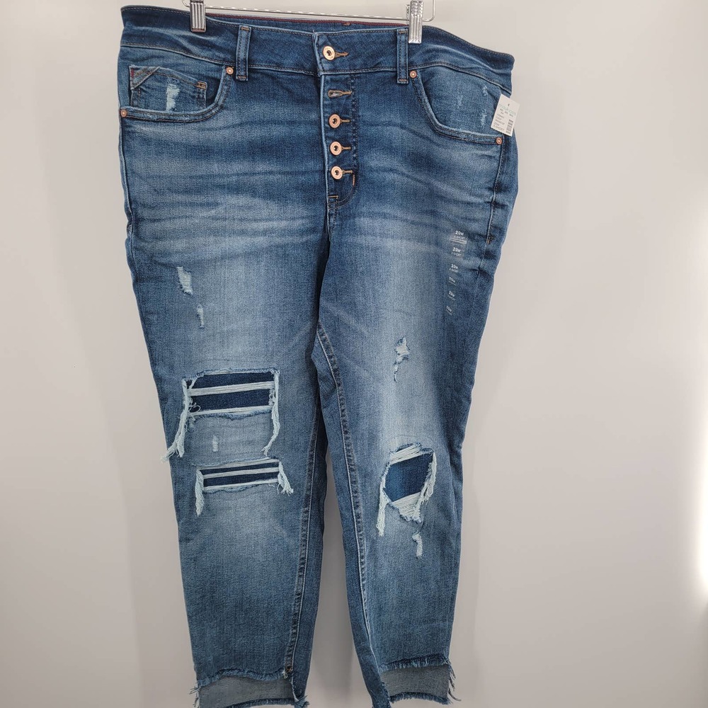 Maurices Edgely Super Skinny High Rise jeans siz 20W xshort NEW with tags